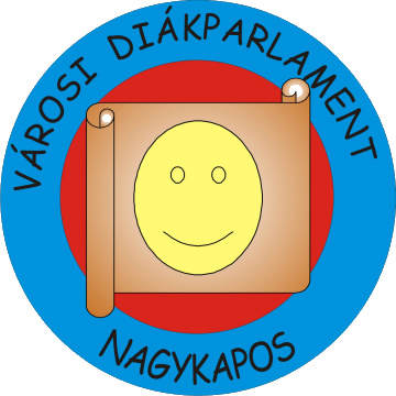 Logo OPM Veľké Kapušany - Tmavomodré prevedenie v maďarskom jazyku