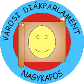 Logo OPM Veľké Kapušany - Svetlomodré prevedenie v maďarskom jazyku